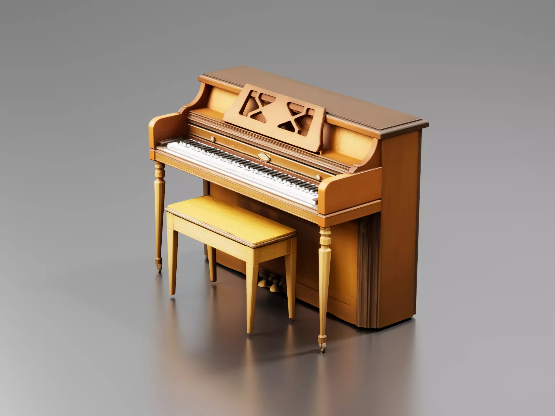 Wurlitzer Piano 3D print model