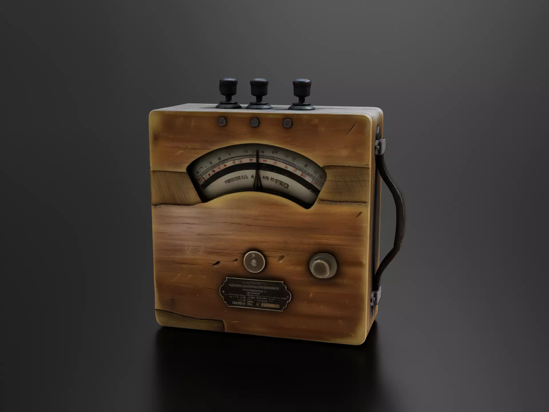 Old radio 06 3D print model