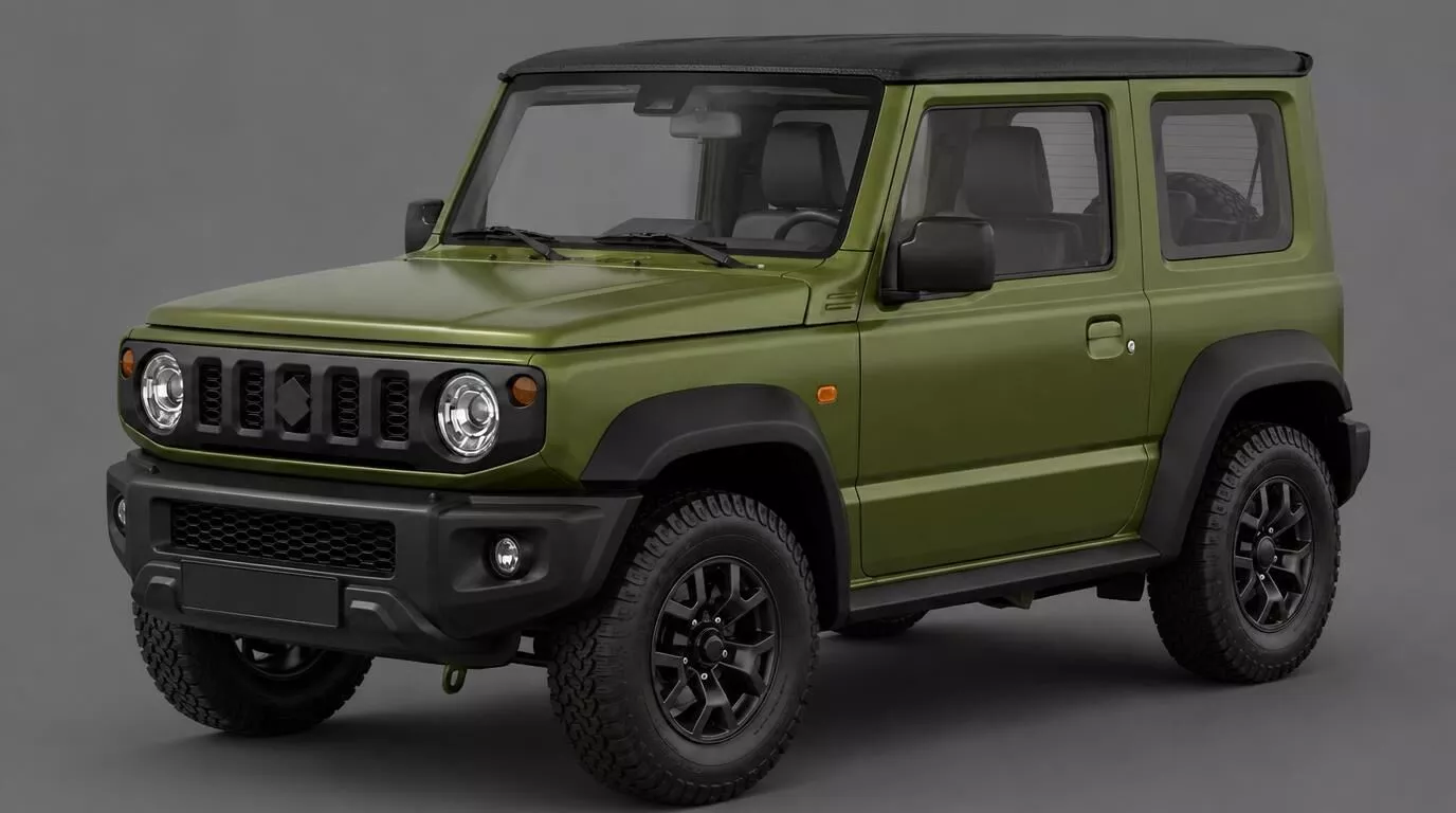 Olive Green Suzuki Jimny 3D model