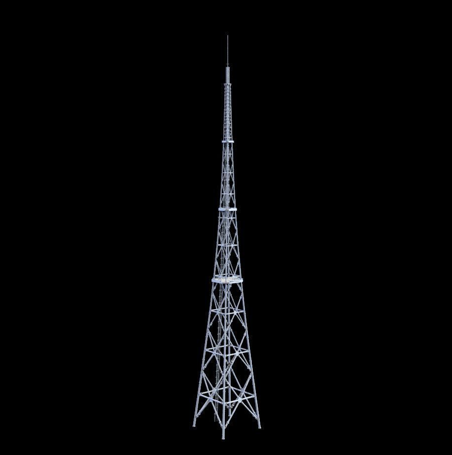 TV tower 3D model_3