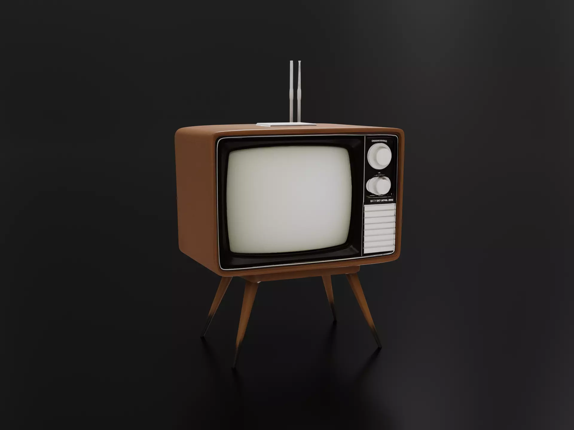Old TV 01 3D print model