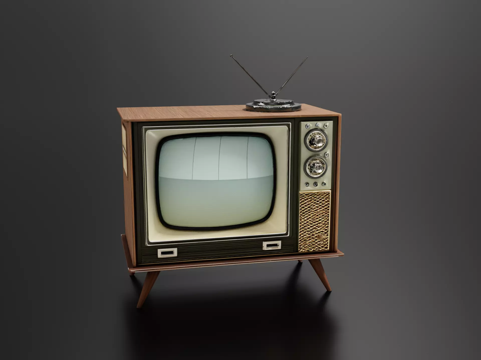 Old TV 02 3D print model