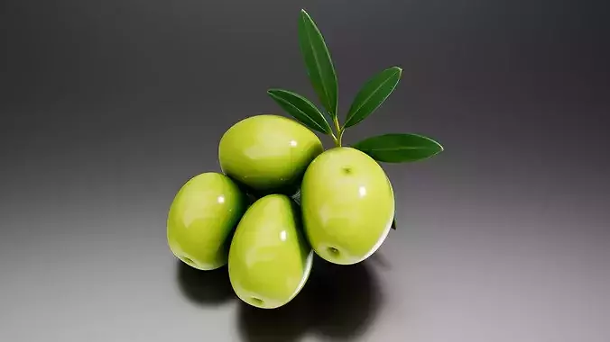Olive 01 3D print model 2