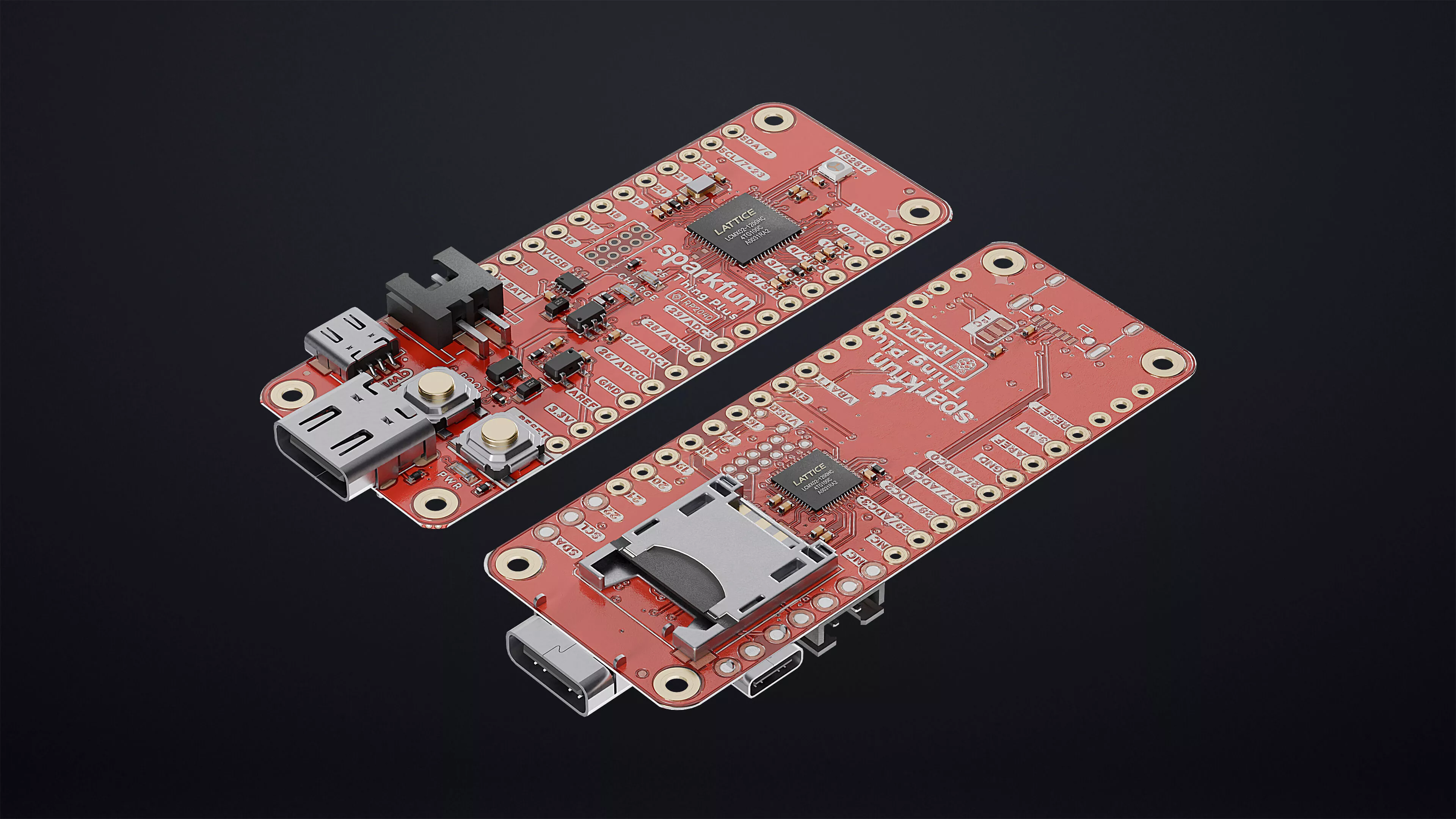 SparkFun Thing Plus ESP32 WROOM DEV 17745 Development Board 3D model