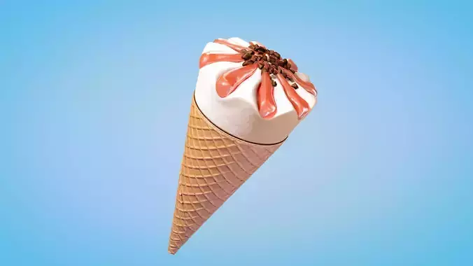 ice cream cone 3D model