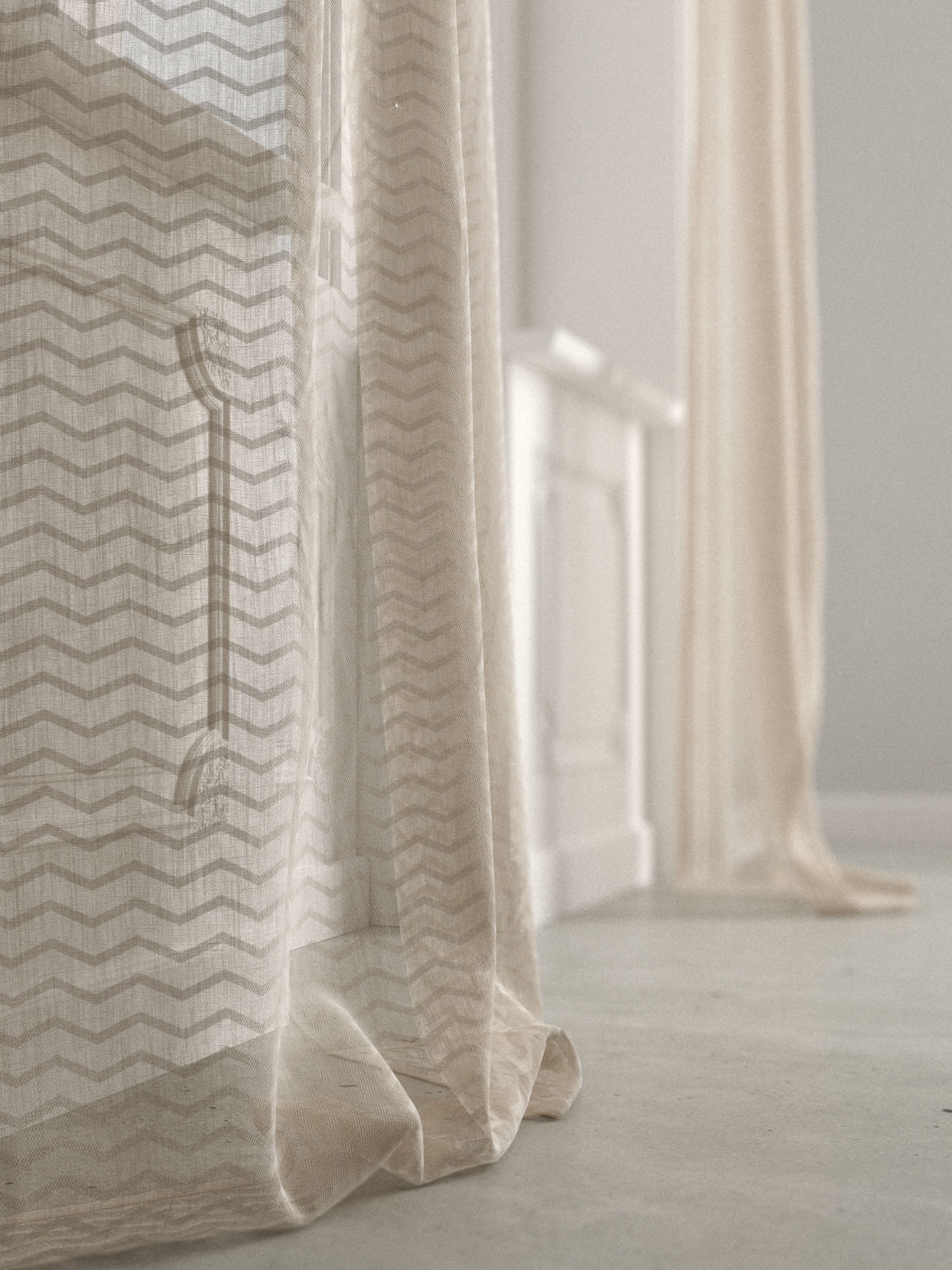 Curtain 008 3D model_1