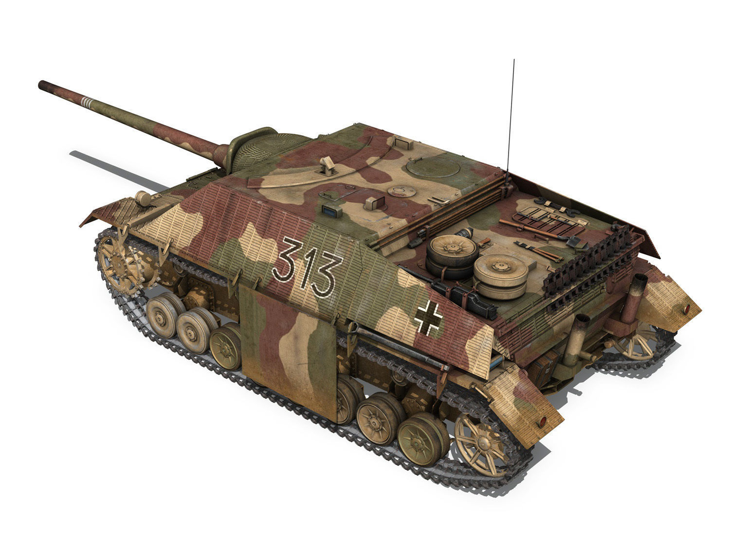 Jagdpanzer IV L70V - Late Production 3D model_4