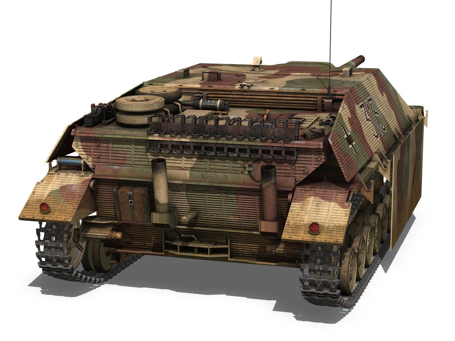 Jagdpanzer IV L70V - Late Production 3D model_5