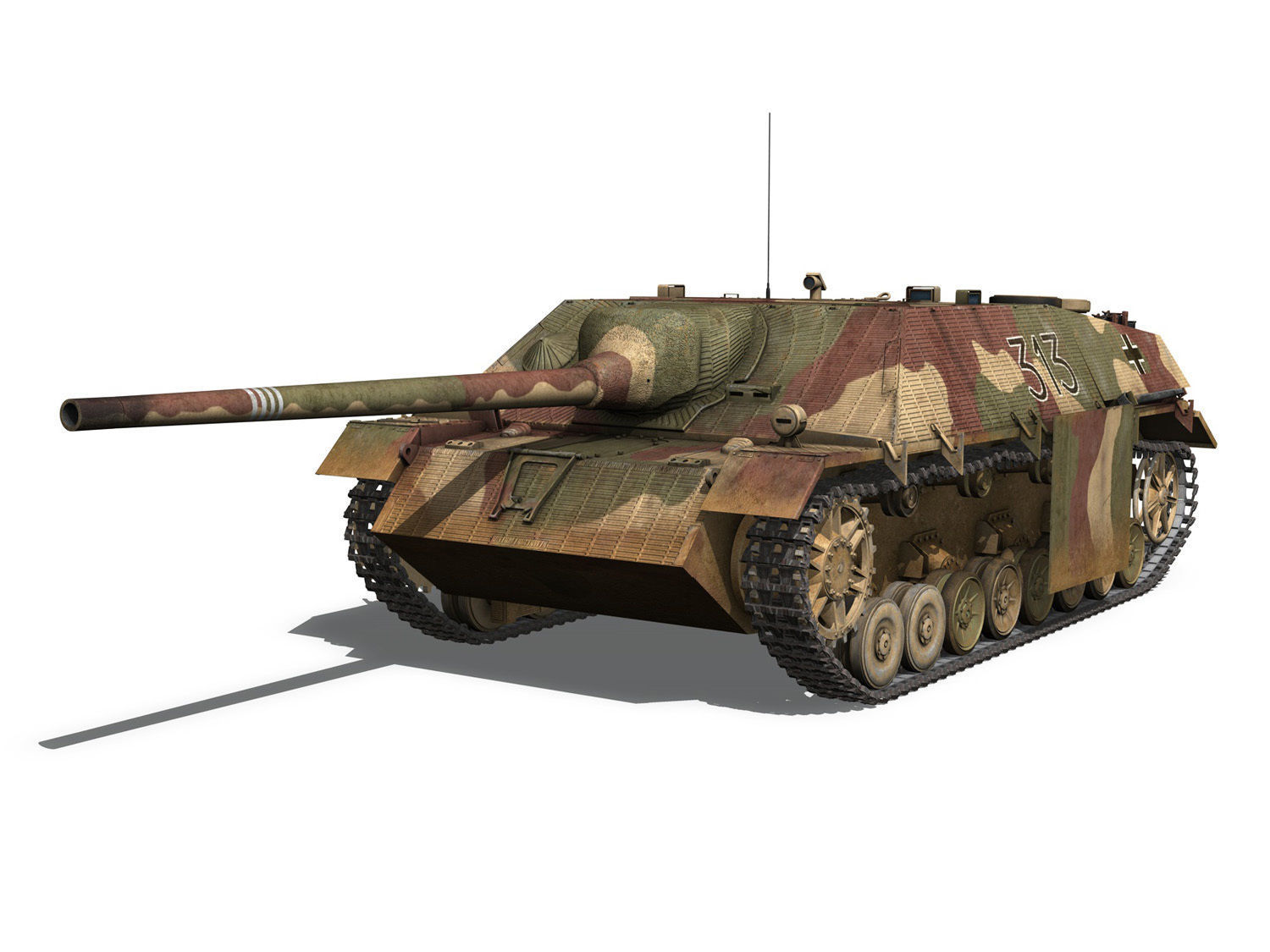 Jagdpanzer IV L70V - Late Production 3D model_1