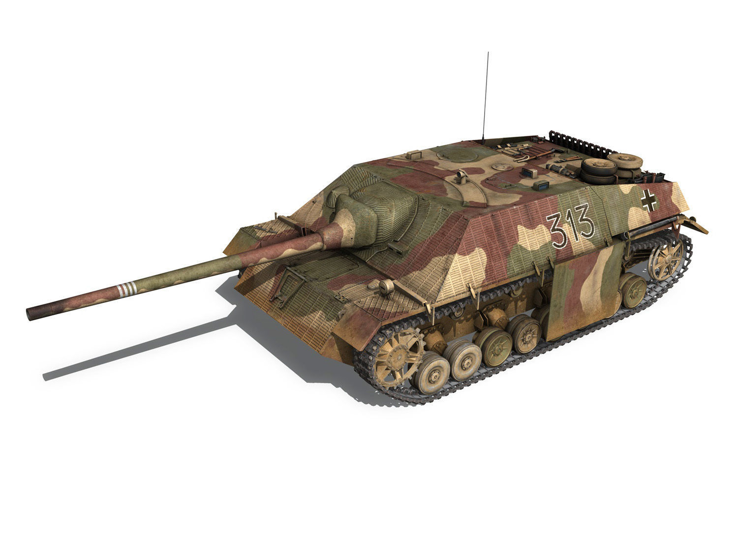 Jagdpanzer IV L70V - Late Production 3D model_2