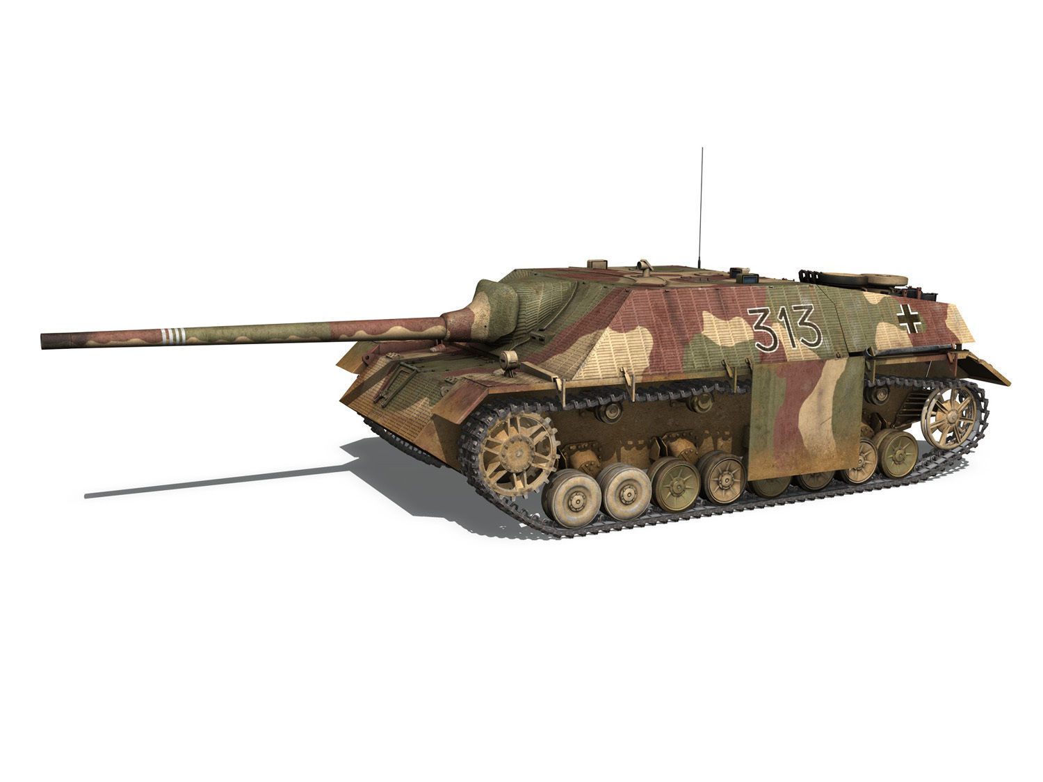 Jagdpanzer IV L70V - Late Production 3D model_3