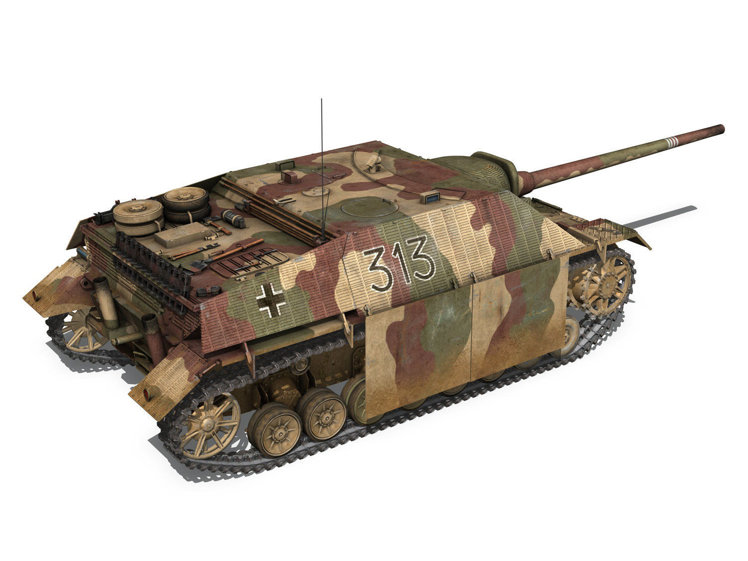 Jagdpanzer IV L70V - Late Production 3D model_6