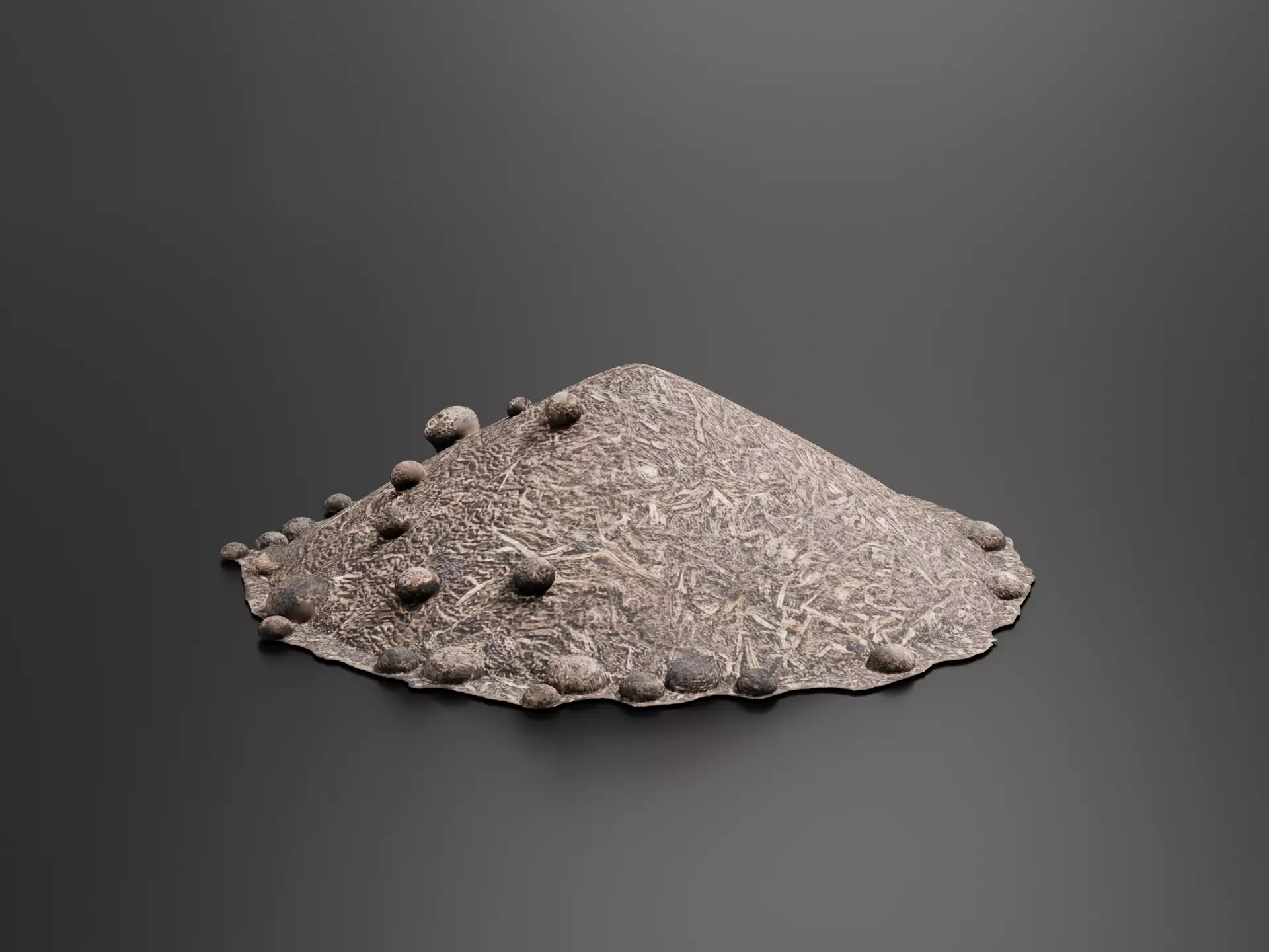 Pile of soil 3D print model