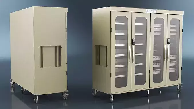 Medstor Max Harloff 4 Cells Beige 3D model