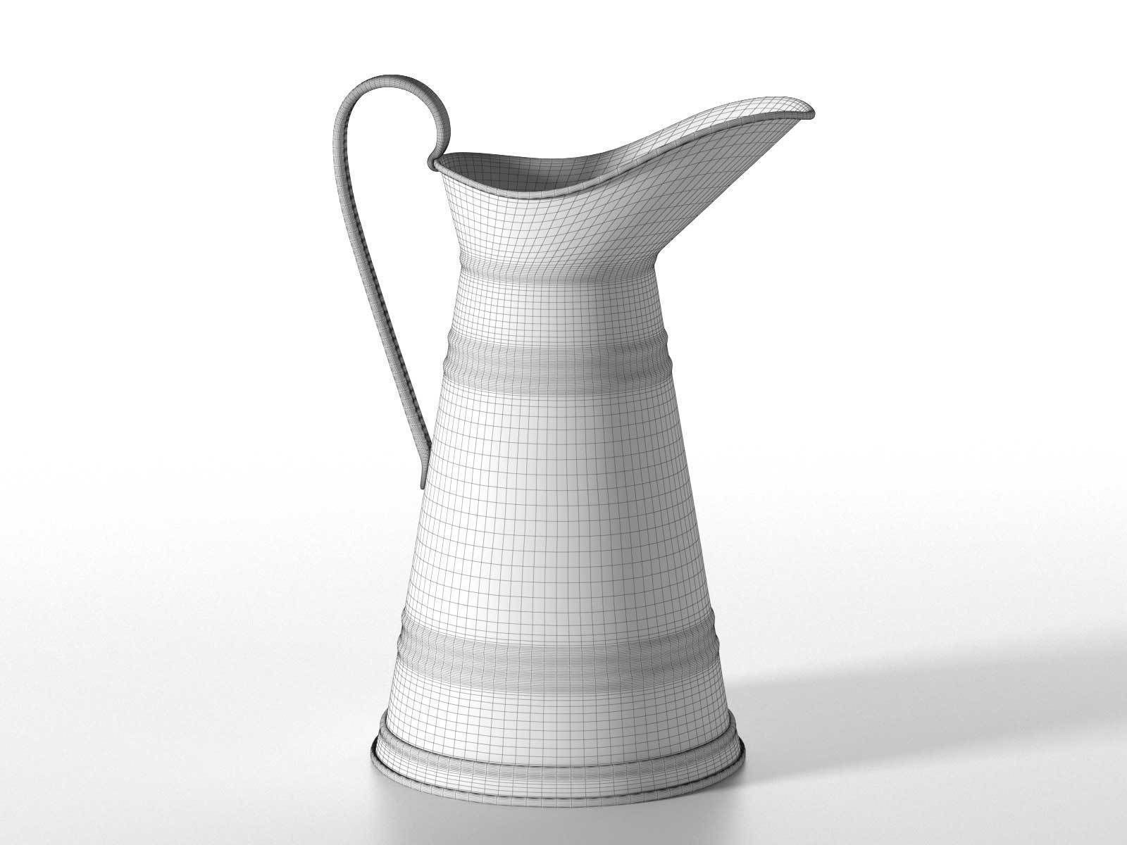 Vintage Pitcher 3D model_1