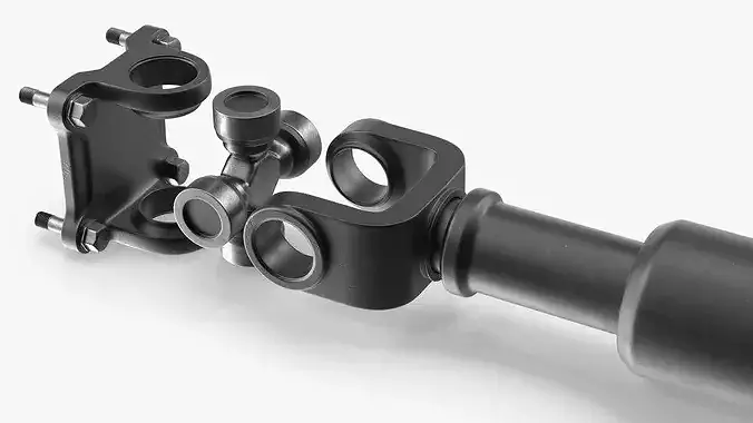 Driveshaft Assembly Exploded View 3D model 6