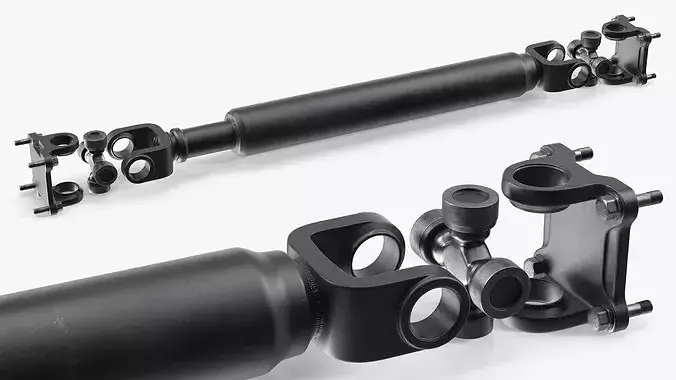 Driveshaft Assembly Exploded View 3D model