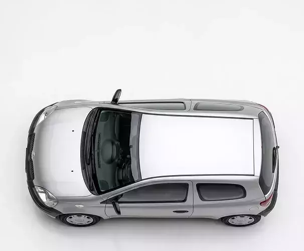 Classic Toyota Yaris Hatchback XP10 Generation Low-poly 3D model 6