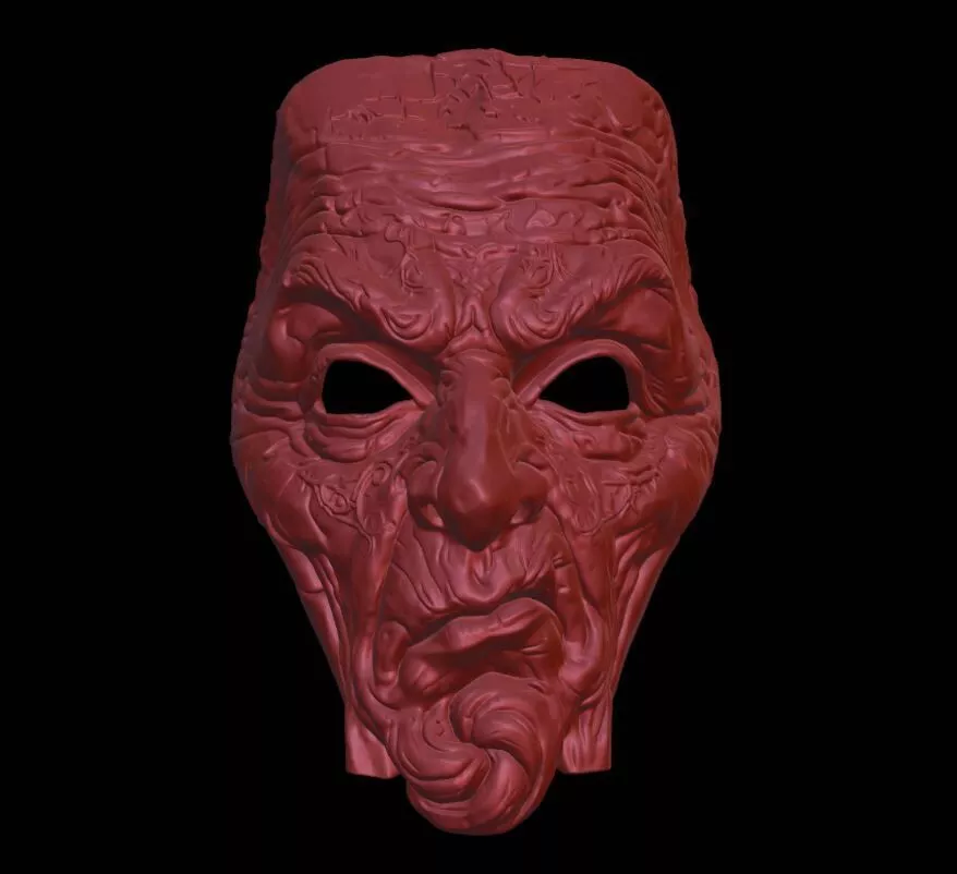 Ancient Spirit Mask Wearable Mask for 3D Printing 3D print model