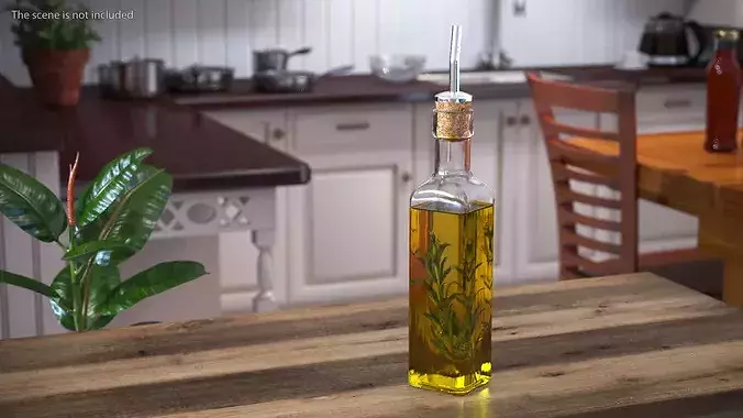 Rosemary Oil 3D model 2