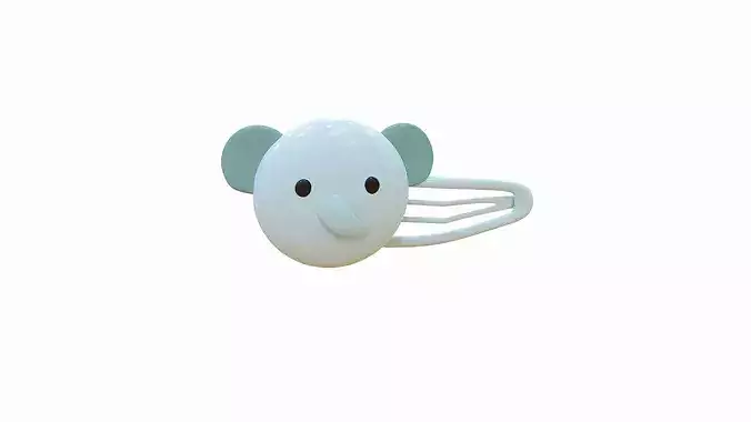 Cute Elephant Hair Clip