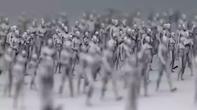 25 Lowpoly Human Characters Bundle Low-poly 3D model