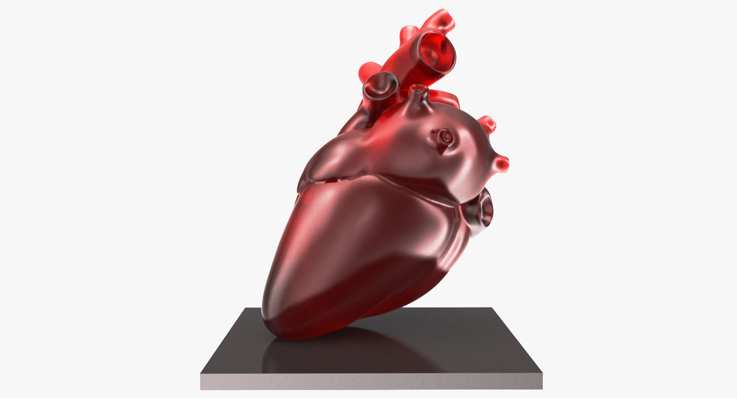 Decorate Heart 3D model_1