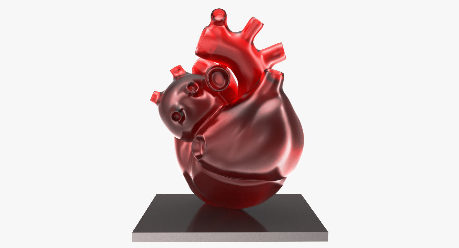 Decorate Heart 3D model_4