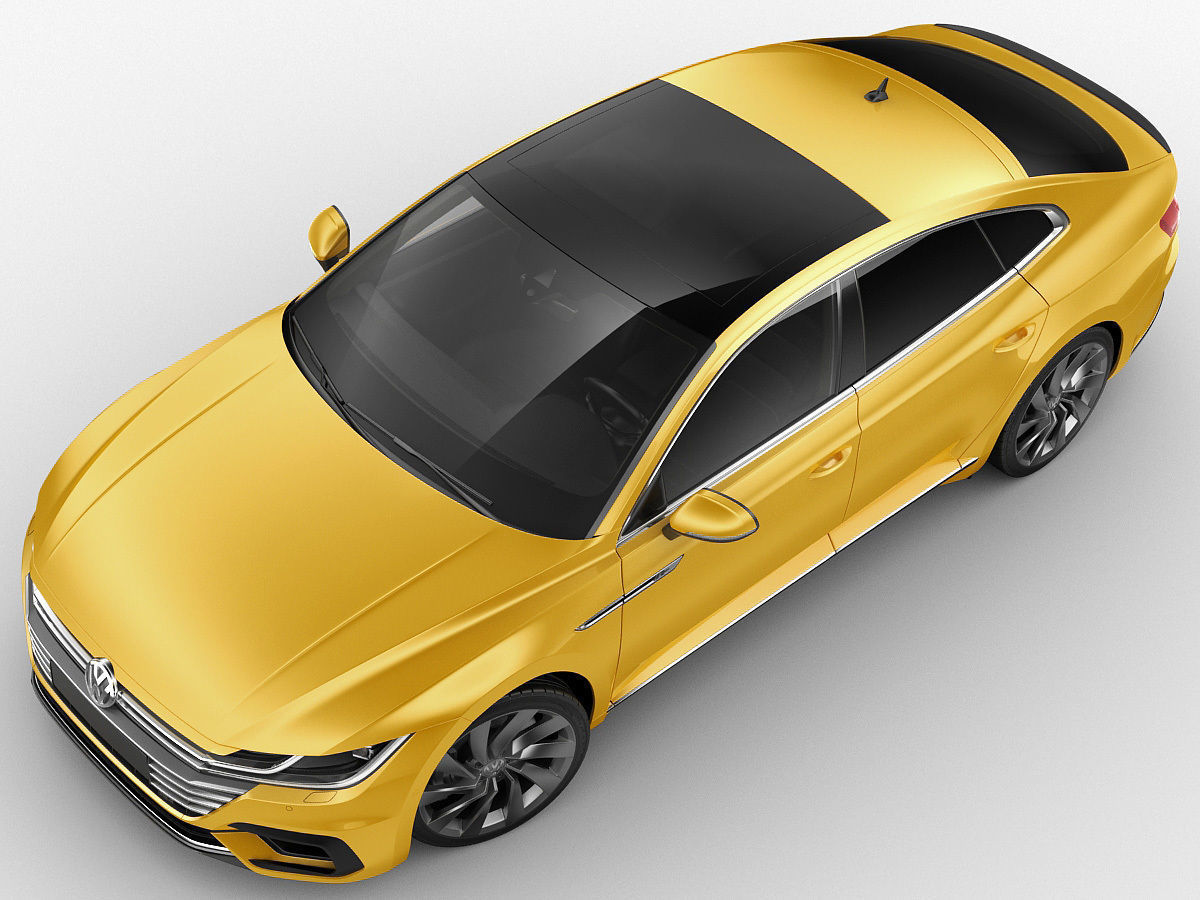 VW Arteon R-line 2018 3D model_5