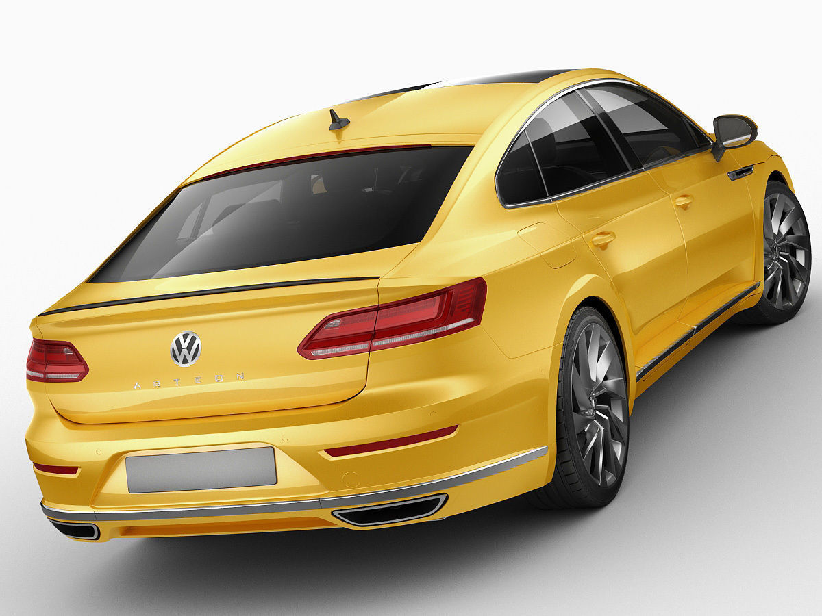 VW Arteon R-line 2018 3D model_1