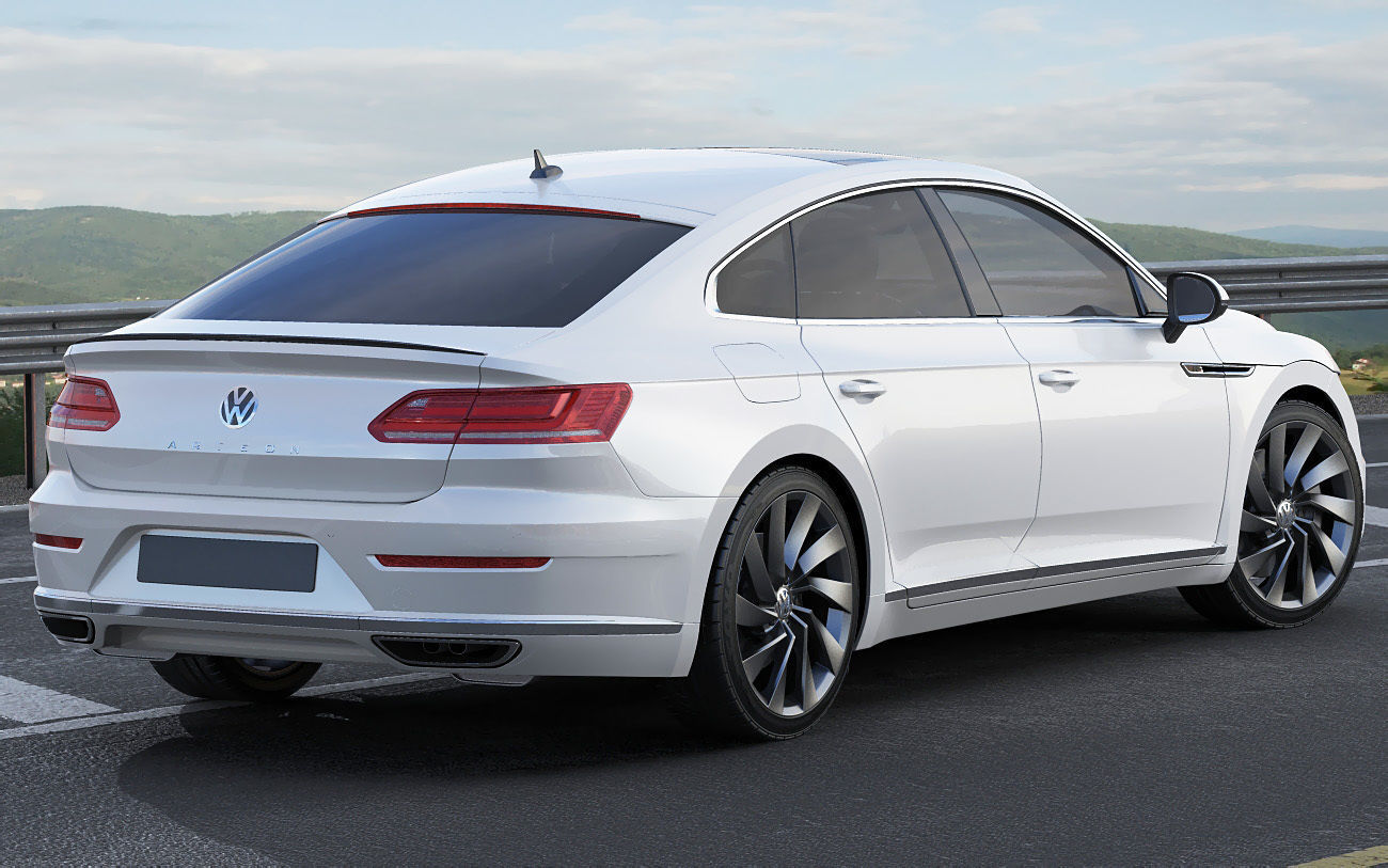 VW Arteon R-line 2018 3D model_14