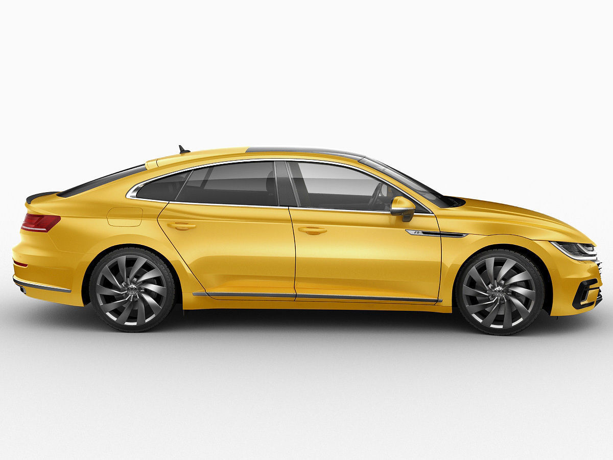 VW Arteon R-line 2018 3D model_2