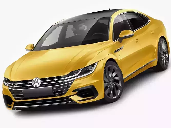 VW Arteon R-line 2018 3D model