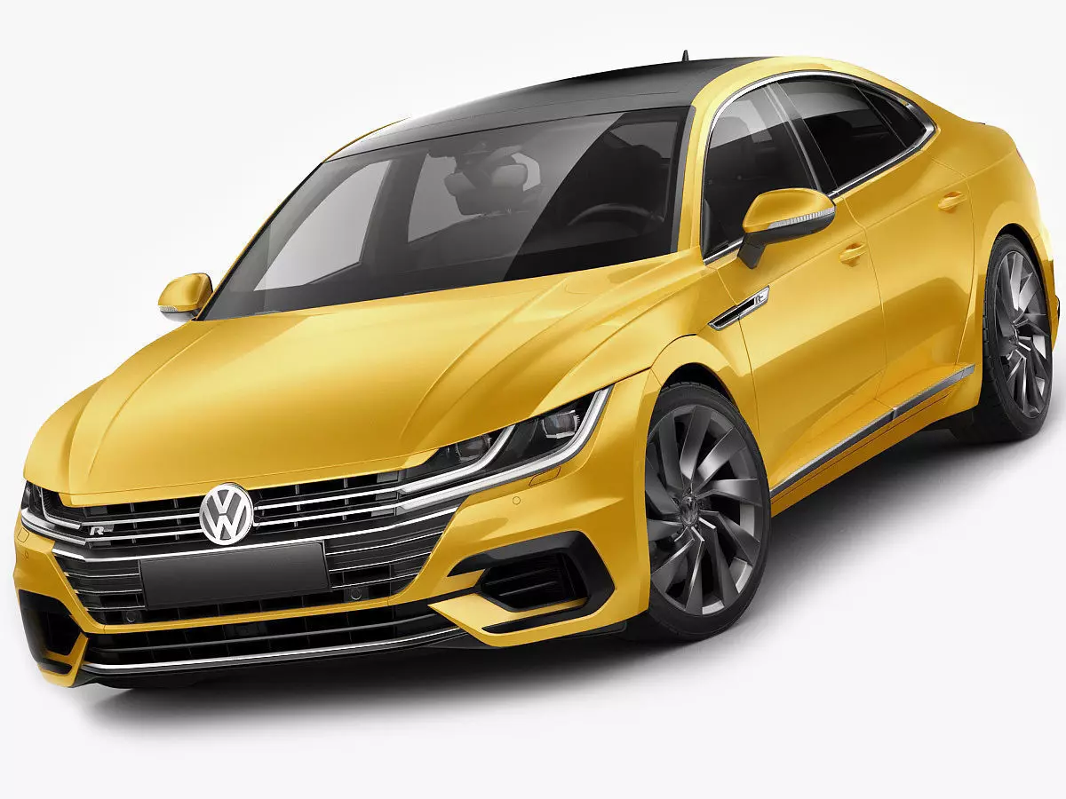 VW Arteon R-line 2018 3D model_0