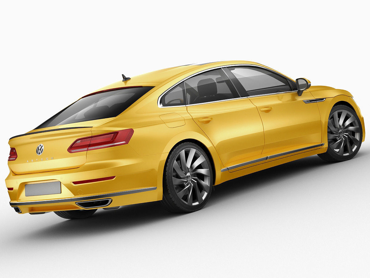VW Arteon R-line 2018 3D model_8