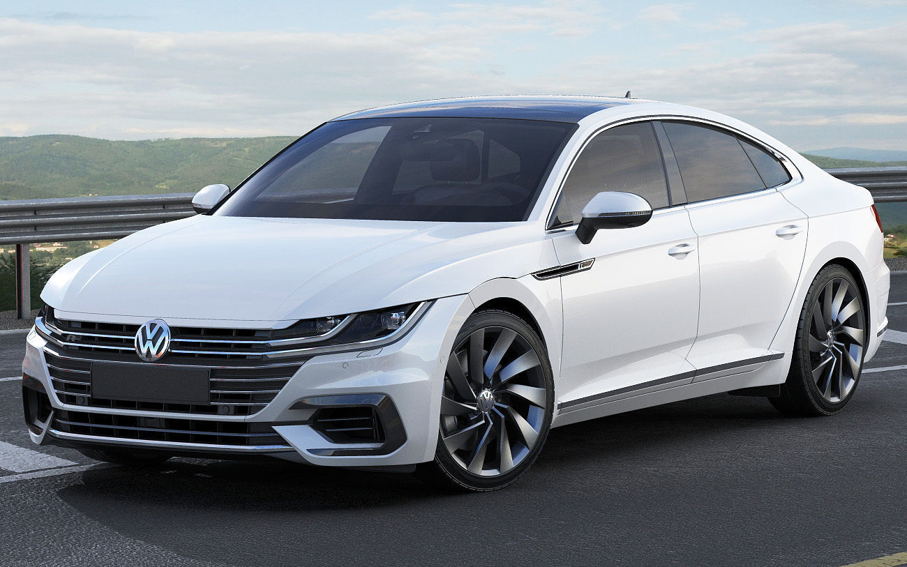 VW Arteon R-line 2018 3D model_13
