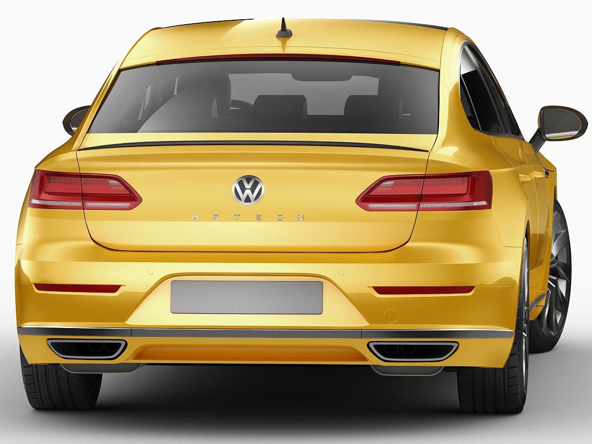 VW Arteon R-line 2018 3D model_11