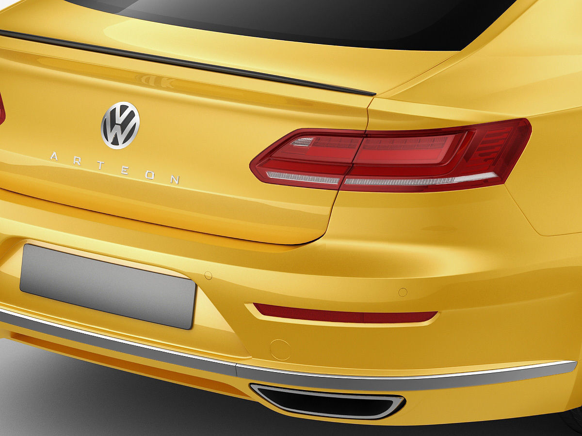 VW Arteon R-line 2018 3D model_4