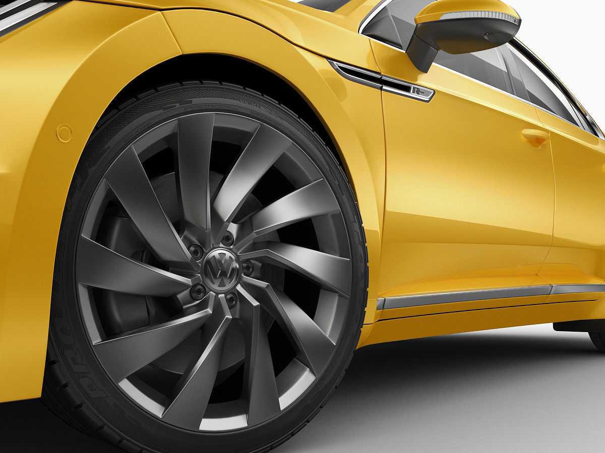 VW Arteon R-line 2018 3D model_9