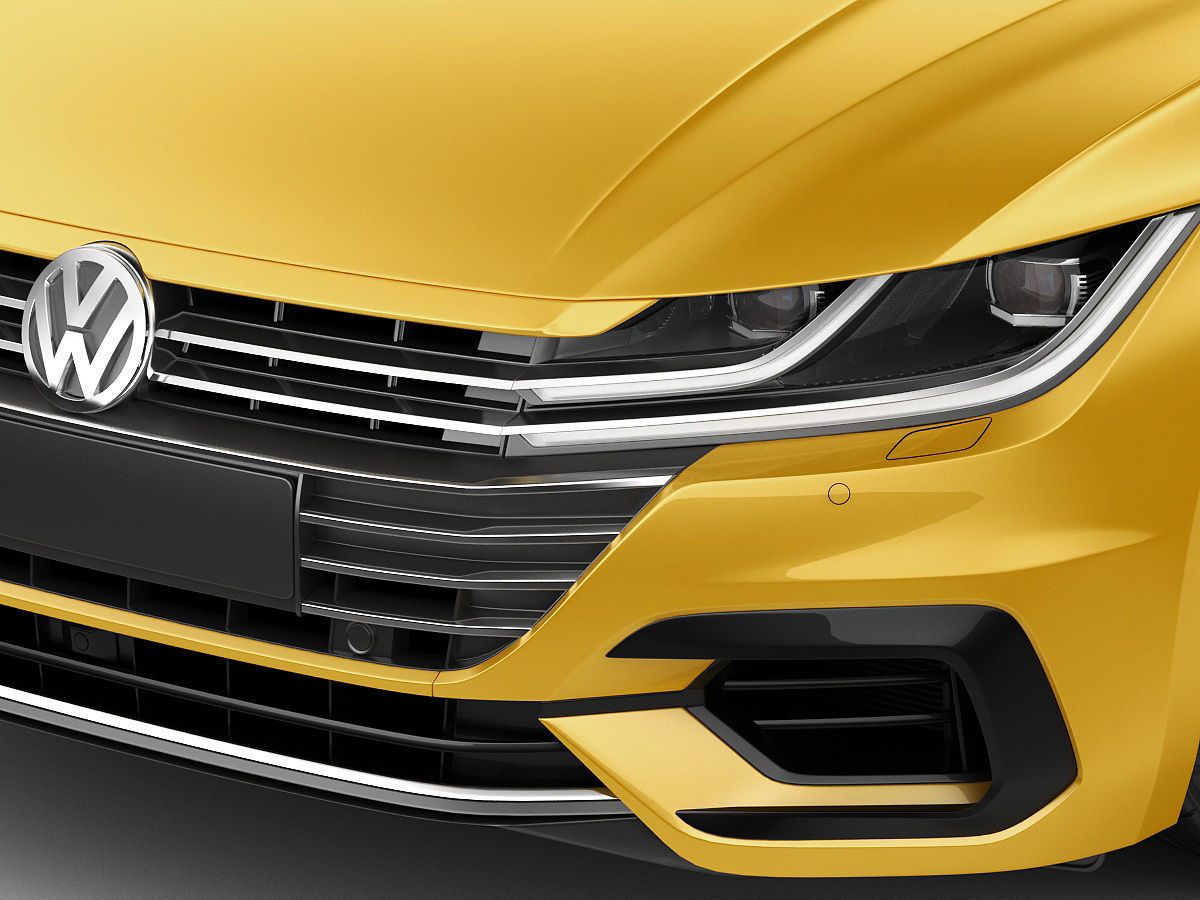 VW Arteon R-line 2018 3D model_3