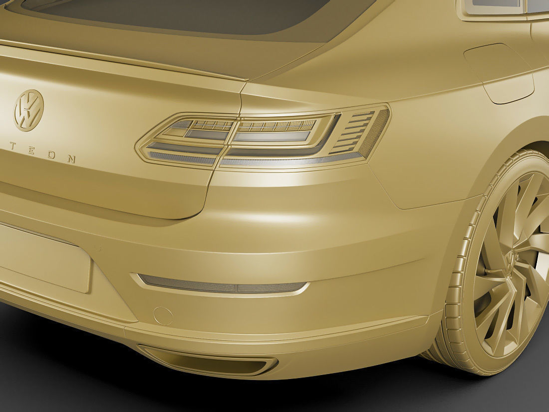 VW Arteon R-line 2018 3D model_18