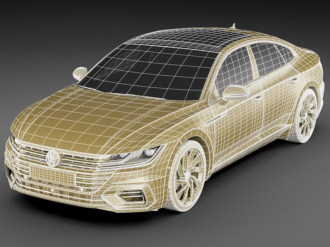 VW Arteon R-line 2018 3D model_19