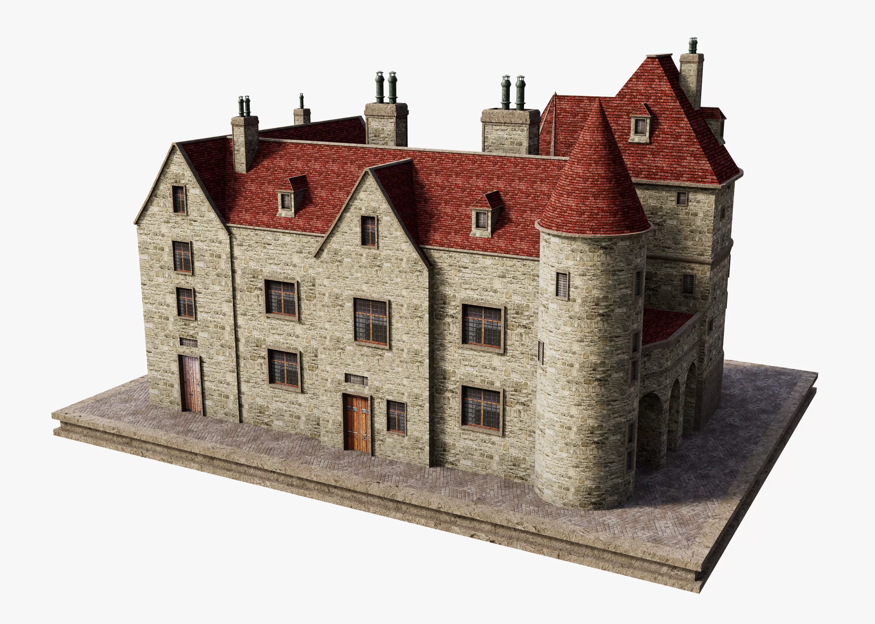 Castle House 3D model