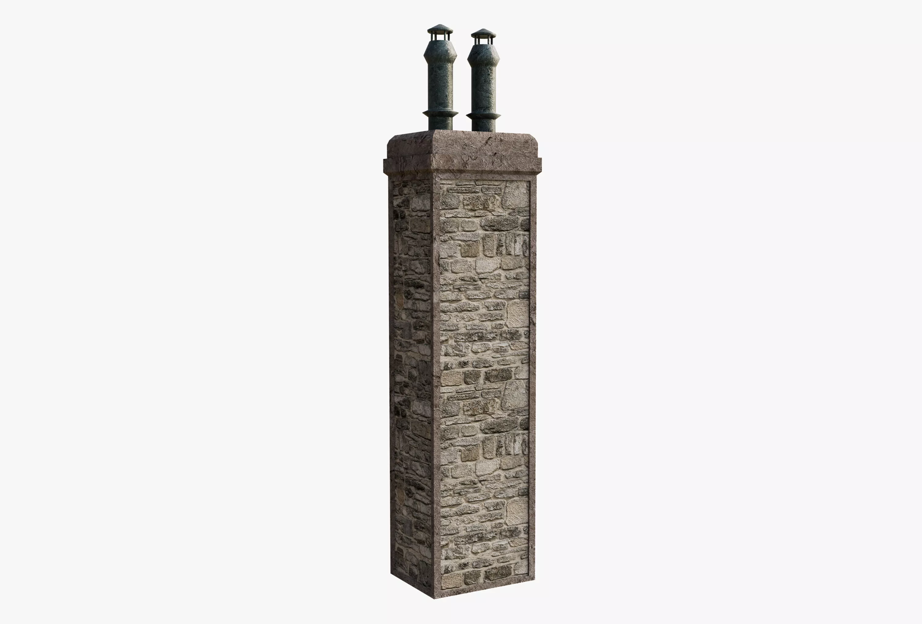 Old Chimney Free 3D model