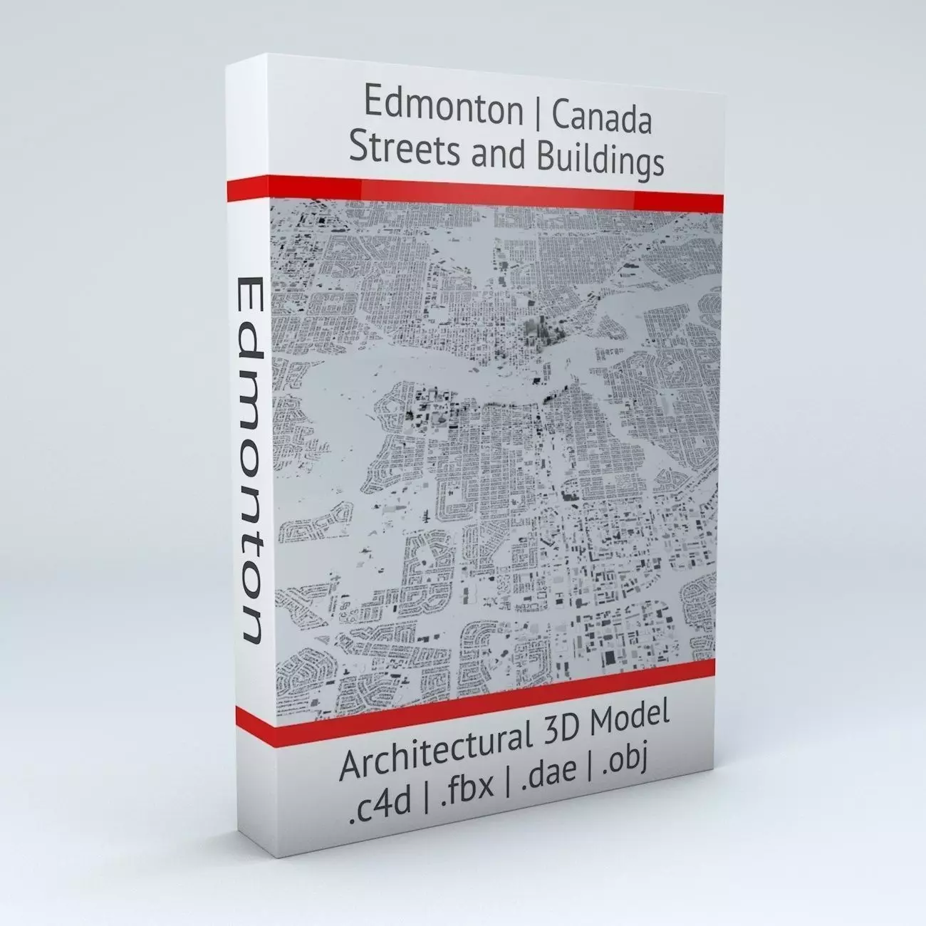 Edmonton Streets and Buildings 3D model