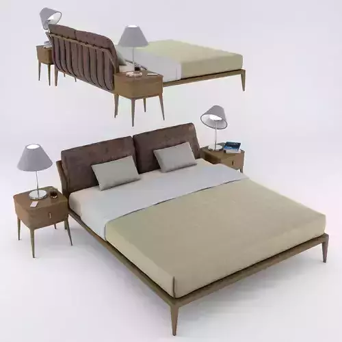 Philipp Selva Indigo Bed