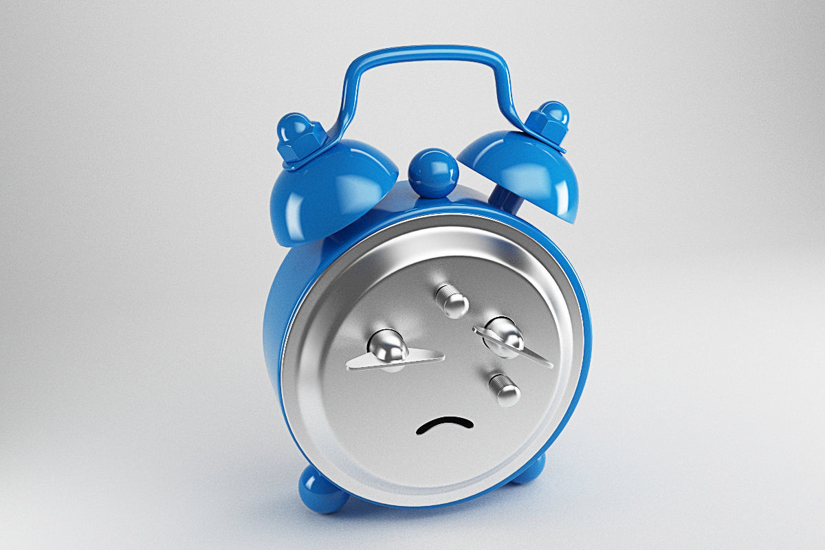 Alarm Clock Mini Bell 3D model_4