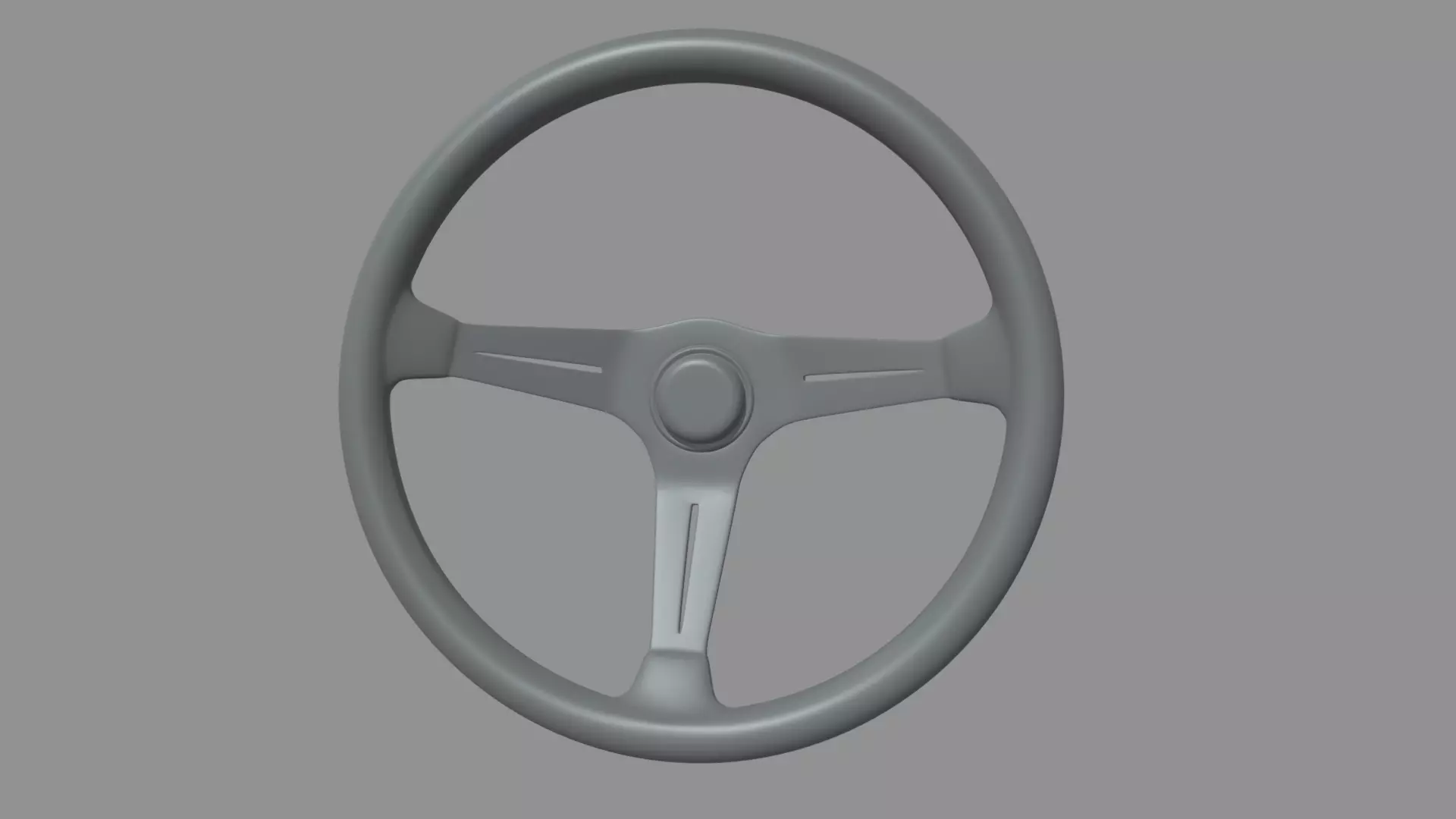 Steering Wheel Car 011 Low-poly 3D model