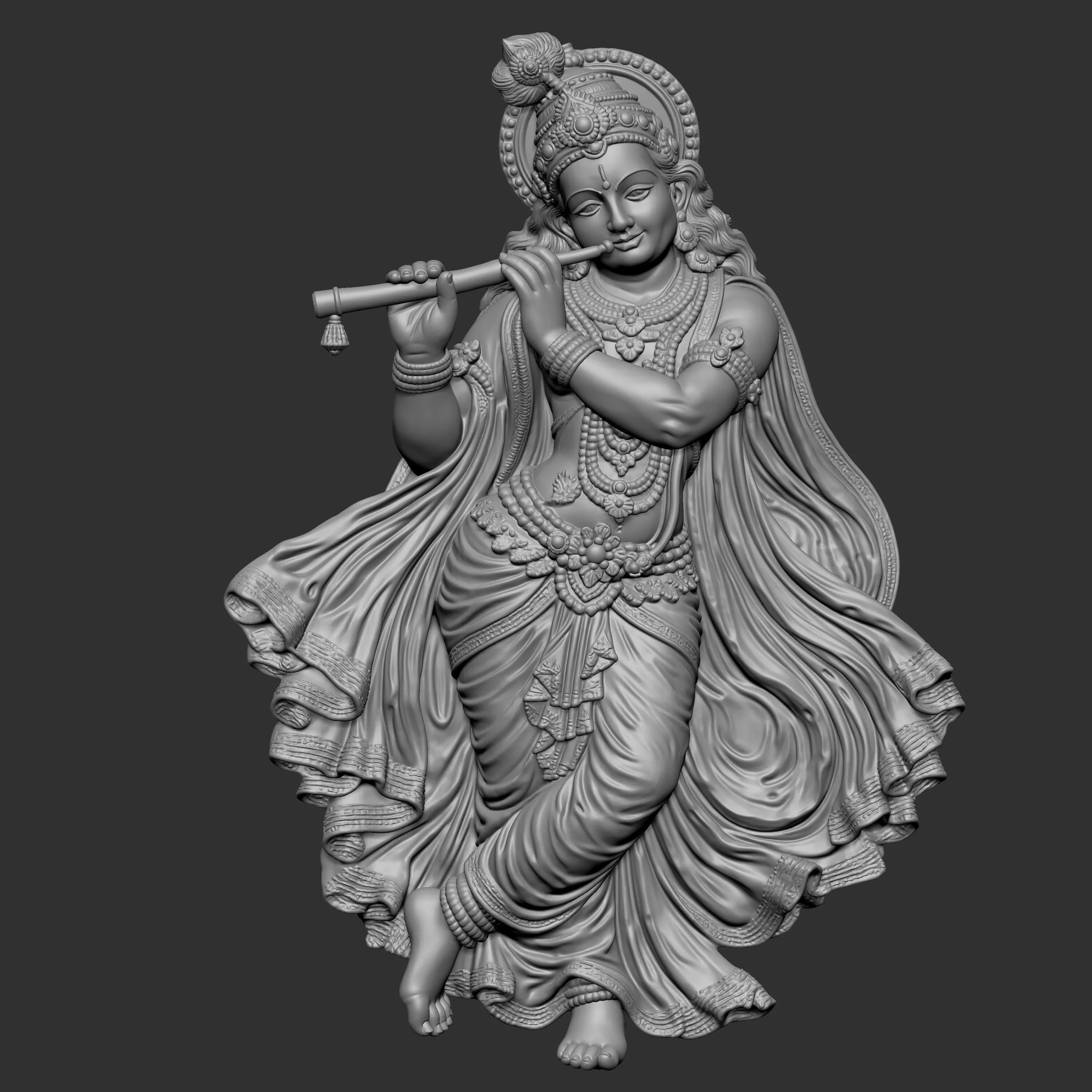Lord Krishna designed for 3D printing 3D print model