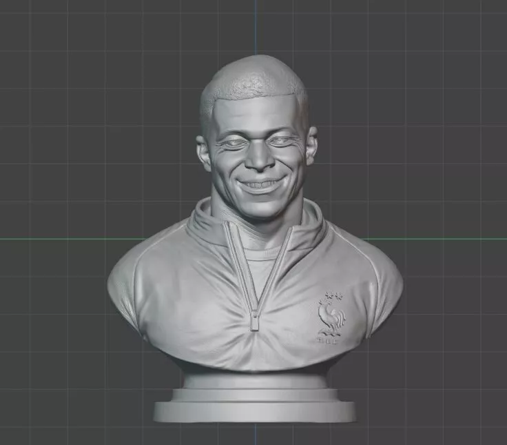 Kylian Mbappe - 3D Model 3D print model